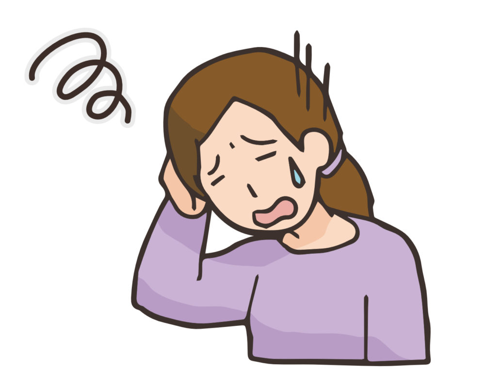 失敗してあちゃーと感じている女性